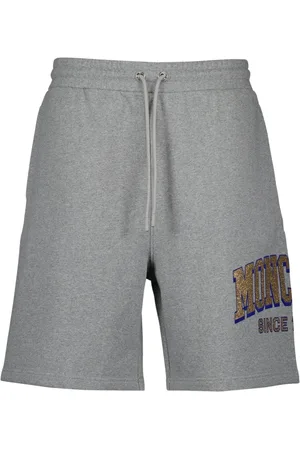 Moncler Homme, Shorts, Gris, Taille: M Short Molleton Cordon de Serrage