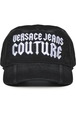 VERSACE Femme, Accessoires, Noir, Taille: ONE Size Chapeaux Noirs Cappello Mode Élégante