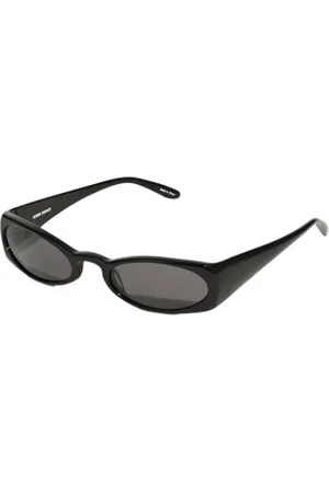 HENRIK VIBSKOV Unisex, Accessoires, Noir, Taille: ONE Size Lunettes de soleil ovales oversize avec verres foncés