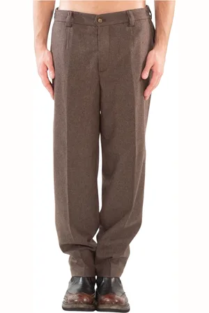 Briglia 1949 Homme, Pantalons, Brun, Taille: L Pantalon en laine style Portofino