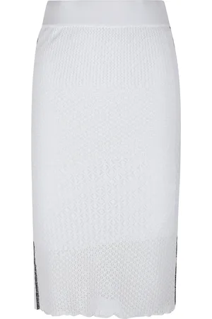 Pinko Femme, Jupes, Blanc, Taille: 40 FR Jupe élégante Trivor pour Femmes