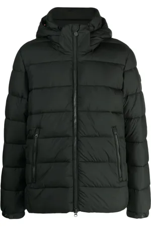 save the duck Homme, Vestes, Vert, Taille: M Veste Rembourrée Zippée Logo
