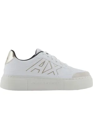 Armani Exchange Femme, Chaussures, Blanc, Taille: 39 EU Chaussures de Sport Décontractées pour Homme