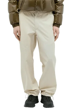 Moncler Homme, Pantalons, , Taille: M Pantalon à Cordon Coulissant en Popeline