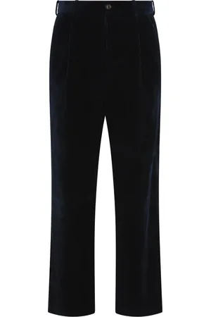 Moncler Homme, Pantalons, Bleu, Taille: M Pantalon Droit Élégant