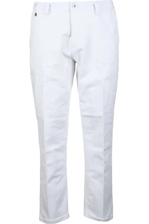 Replay Homme, Pantalons, Blanc, Taille: W34 Jean en denim 100% coton