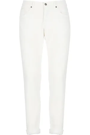 Dondup Homme, Jeans, Blanc, Taille: W31 Jean Skinny Blanc en Coton avec Poches