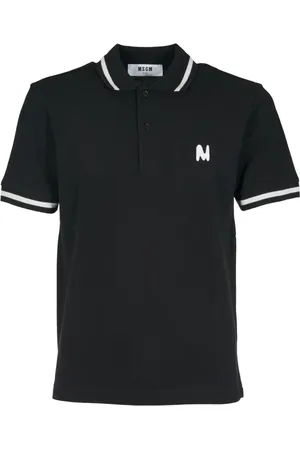 Msgm Homme, Tops, Noir, Taille: M Polo noir T-shirts et Polos