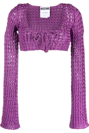 Moschino Femme, Tops, Violet, Taille: 38 FR Blouses