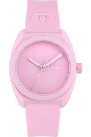 adidas Unisex, Accessoires, Rose, Taille: ONE Size Montre Quartz Rose Rétro Wave Two