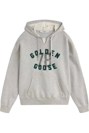Golden Goose Homme, Sweatshirts et sweats à capuche, Gris, Taille: S Sweat à capuche vintage au style unique