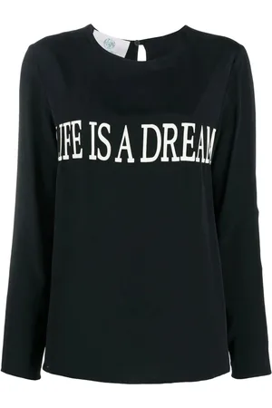 Alberta Ferretti Femme, Blouses et Chemises, Noir, Taille: 40 FR Blouses