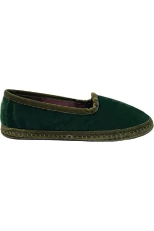 Flabelus Femme, Chaussures, Vert, Taille: 36 EU Chaussure Écologique en Velours Vert