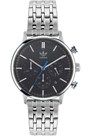 adidas Homme, Accessoires, Gris, Taille: ONE Size Montre en acier inoxydable
