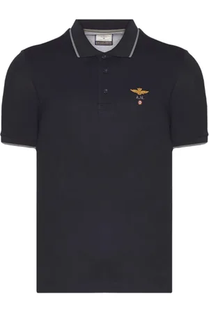 Aeronautica Militare Homme, Tops, Bleu, Taille: L Polo Manches Courtes