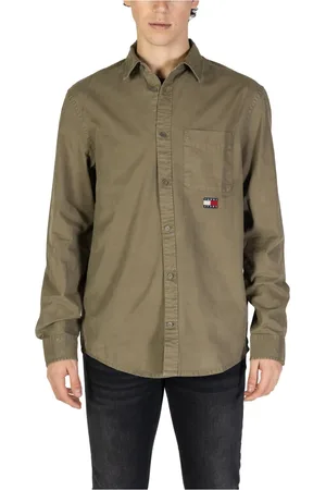 Tommy Hilfiger Homme, Chemises, Vert, Taille: L Chemise à manches longues collection printemps/été