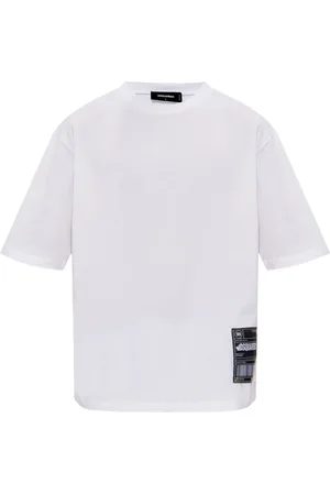 Dsquared2 Homme, Tops, Blanc, Taille: M T-shirt blanc avec style S74Gd1406