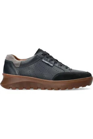 Mephisto Homme, Chaussures, Bleu, Taille: 42 EU Baskets à lacets bleue pour homme