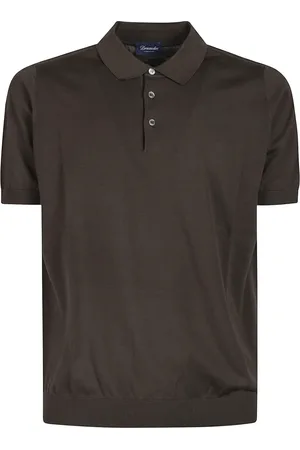 DRUMOHR Homme, Tops, Brun, Taille: M Polo Classique