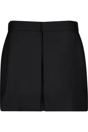 Ami Femme, Jupes, Noir, Taille: 38 FR Jupe en Laine Noire Automne-Hiver 2024