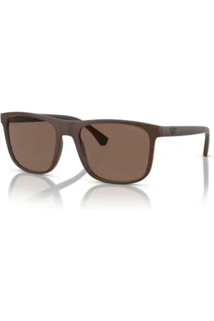 Emporio Armani Unisex, Accessoires, Brun, Taille: ONE Size Collection de lunettes de soleil élégantes