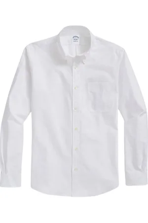 Brooks Brothers Homme, Chemises, Blanc, Taille: M Chemise sport Madison, coupe décontractée
