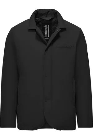 Bomboogie Homme, Vestes, Noir, Taille: M Jacket with Collar Compact Padding