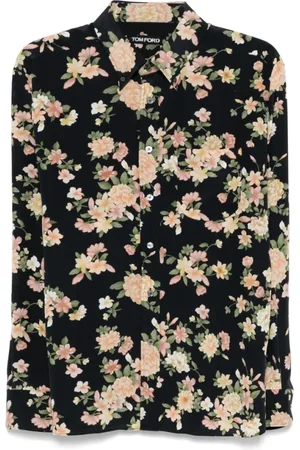 Tom Ford Homme, Chemises, Noir, Taille: L Chemise Noire avec Poche Poitrine