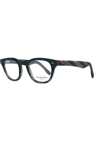 Ermenegildo Zegna Homme, Accessoires, Noir, Taille: ONE Size Montures optiques noires pour hommes