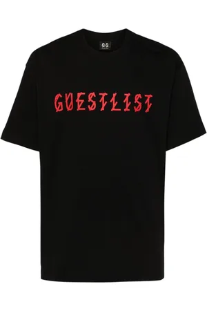 44 Label Group Homme, Tops, Noir, Taille: M T-shirt liste des invités