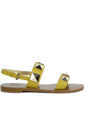 Bibi Lou Femme, Chaussures, Jaune, Taille: 38 EU Sandales Plates