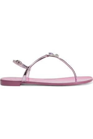 Giuseppe Zanotti Femme, Chaussures, Multicolore, Taille: 37 1/2 EU Nuvo Rock Sandales Plates