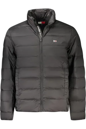 Tommy Hilfiger Homme, Vestes, Noir, Taille: XL Veste Noire Légère Isolante avec Poches