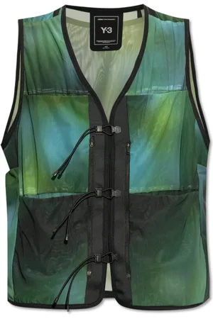 Y-3 Homme, Vestes, Vert, Taille: L Gilet avec poches