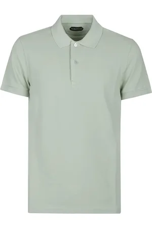 Tom Ford Homme, Tops, Vert, Taille: M Polo Tennis Piqué