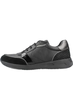 Geox Femme, Chaussures, Noir, Taille: 37 EU Baskets élégantes pour un usage quotidien
