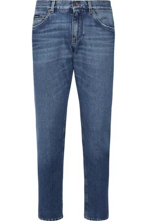 Dolce & Gabbana Homme, Jeans, Bleu, Taille: L Slim Five Pocket Stretch Cotton Jeans