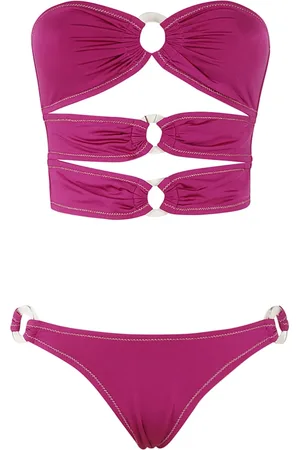 Reina Olga Femme, Maillots de bain, Violet, Taille: 40 FR Haut de Bikini Bandeau Élégant