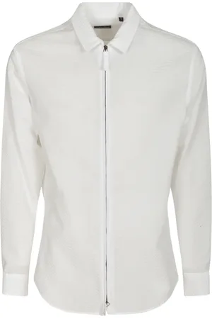 Giorgio Armani Homme, Chemises, Blanc, Taille: L Collection Chemises Élégantes