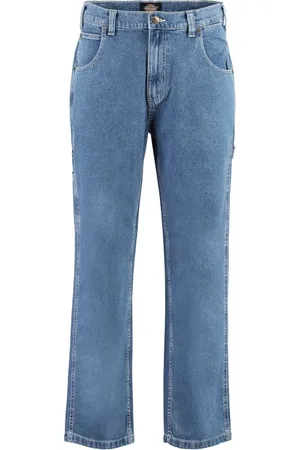 Dickies Homme, Jeans, Bleu, Taille: W28 Jean coupe droite avec rivets en cuivre