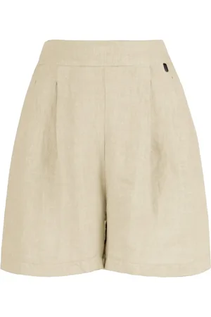 Bomboogie Femme, Shorts, , Taille: 46 FR Linen Bermuda Shorts
