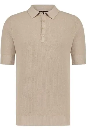 Aeden Homme, Tops, , Taille: XL Polo Tricot Été Sable