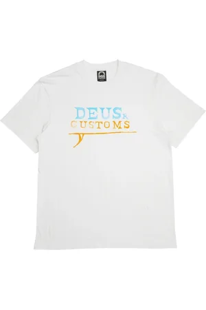 Deus Ex Machina Homme, Tops, Blanc, Taille: XL Vague Box Fit Tee