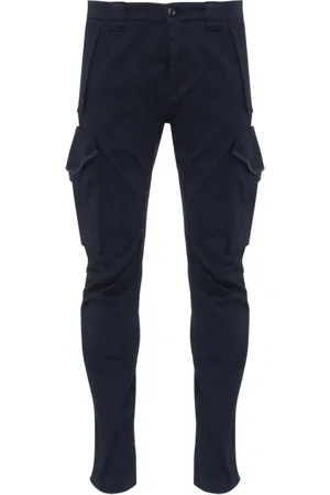 C.P. Company Homme, Pantalons, Bleu, Taille: M Pantalon Cargo Stretch