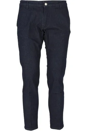 At.p.Co Homme, Pantalons, Bleu, Taille: W32 Jean Denim Bleu Foncé à Zip