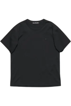 Acne Studios Homme, Tops, Noir, Taille: M T-shirt ras du cou