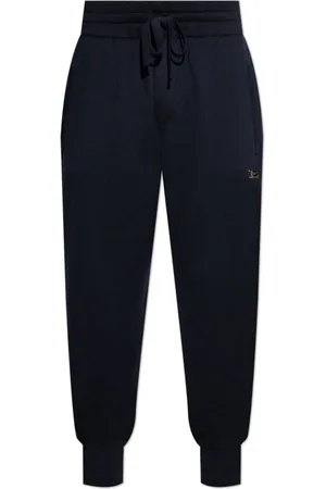 Dolce & Gabbana Homme, Pantalons, Bleu, Taille: M Pantalon en laine