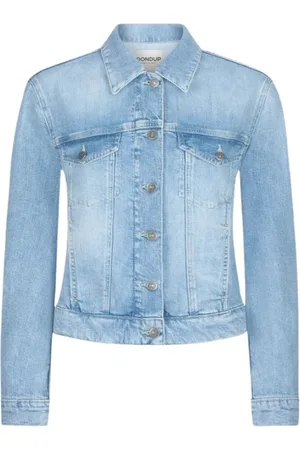 Dondup Femme, Vestes, Bleu, Taille: 38 FR Veste Slim en Denim Stretch