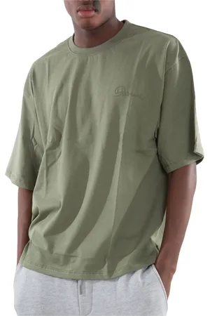 Garment Workshop Homme, Tops, Vert, Taille: XL Double Embro Boxy Tee