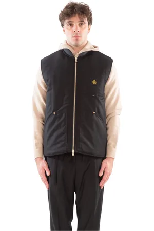 Briglia 1949 Homme, Vestes, Noir, Taille: L Gilet Original en Flanelle Légère